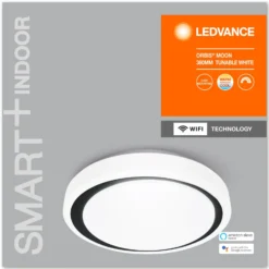 LEDVANCE SMART+ WiFi Orbis Moon CCT 38cm schwarz