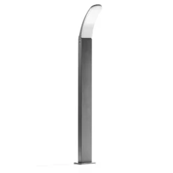 LED-Wegelampe Fiumicino in gebogener Form