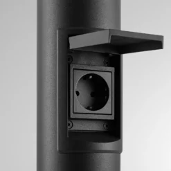 LED-Wegeleuchte CIRC, on/off, Steckdose anthrazit 82 cm IP65