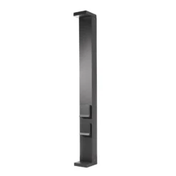 LED-Wegeleuchte Lerna, Höhe 100 cm, CCT, grau, Steckdosen