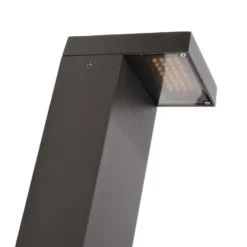 LED-Wegeleuchte Lerna, Höhe 100 cm, CCT, grau, Steckdosen