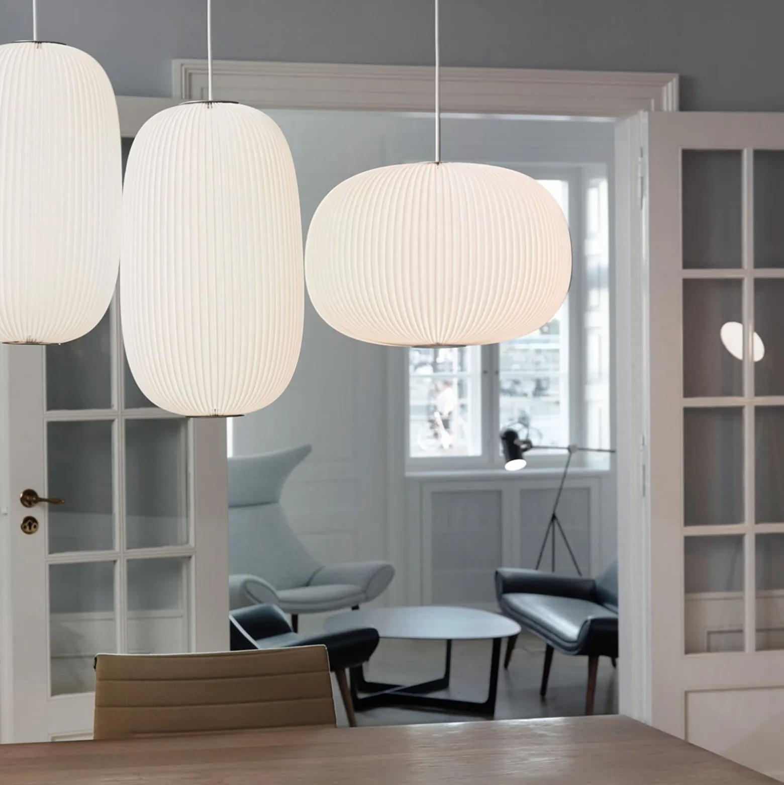 LE KLINT Lamella 1 - Designer-Hängeleuchte, alu