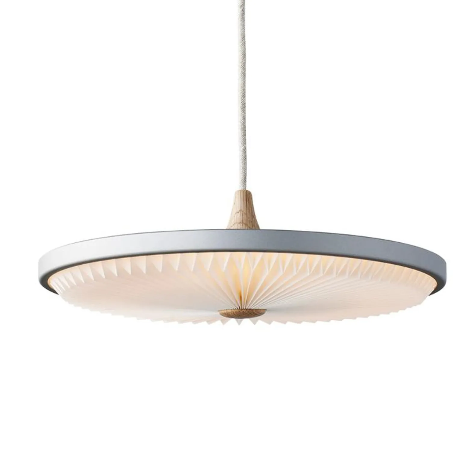 LE KLINT Soleil LED-Hängelampe hellgrau Ø35cm