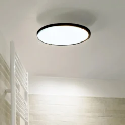 LIGHTME LED-Deckenleuchte Aqua Ø 30,2cm schwarz