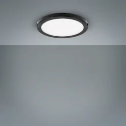 LIGHTME LED-Einbaulampe Aqua Plano IP44 schwarz