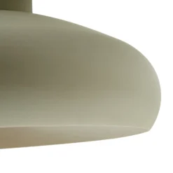 Lindby Deckenleuchte Elover, hellgrün, Ø 45 cm, Eisen