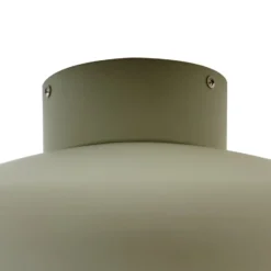 Lindby Deckenleuchte Elover, hellgrün, Ø 45 cm, Eisen