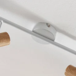 Lindby Deckenstrahler Fridolin, 160cm, 6-flg., weiß, Metall