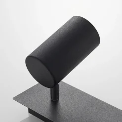 Lindby Deckenstrahler Joffrey, 31 cm, 2-flg., schwarz, GU10