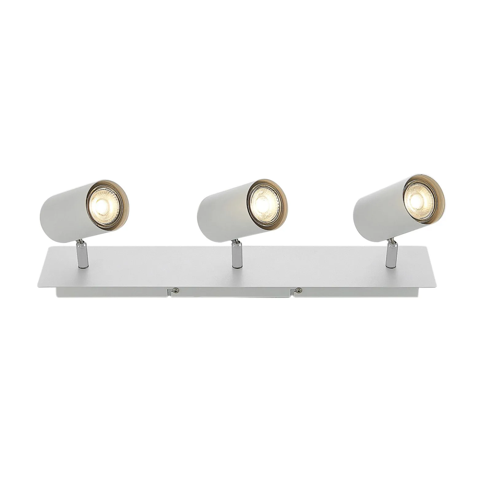 Lindby Deckenstrahler Joffrey, 49 cm, weiß, 3-flg., GU10