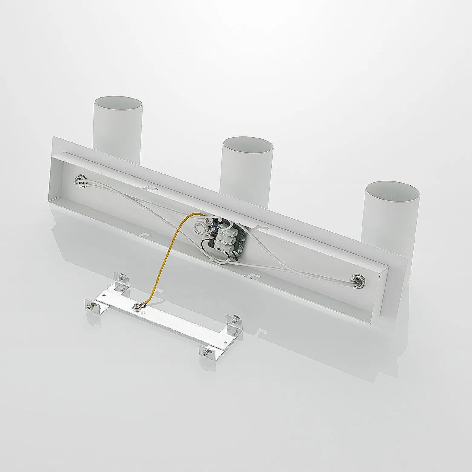 Lindby Deckenstrahler Joffrey, 49 cm, weiß, 3-flg., GU10