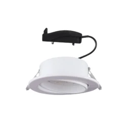 Lindby Einbauleuchte Jyla, weiß matt, Ø 13 cm, GX53