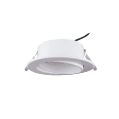 Lindby Einbauleuchte Jyla, weiß matt, Ø 13 cm, GX53