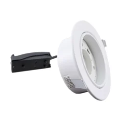Lindby Einbauleuchte Jyla, weiß matt, Ø 13 cm, GX53