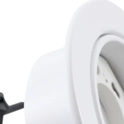 Lindby Einbauleuchte Jyla, weiß matt, Ø 13 cm, GX53