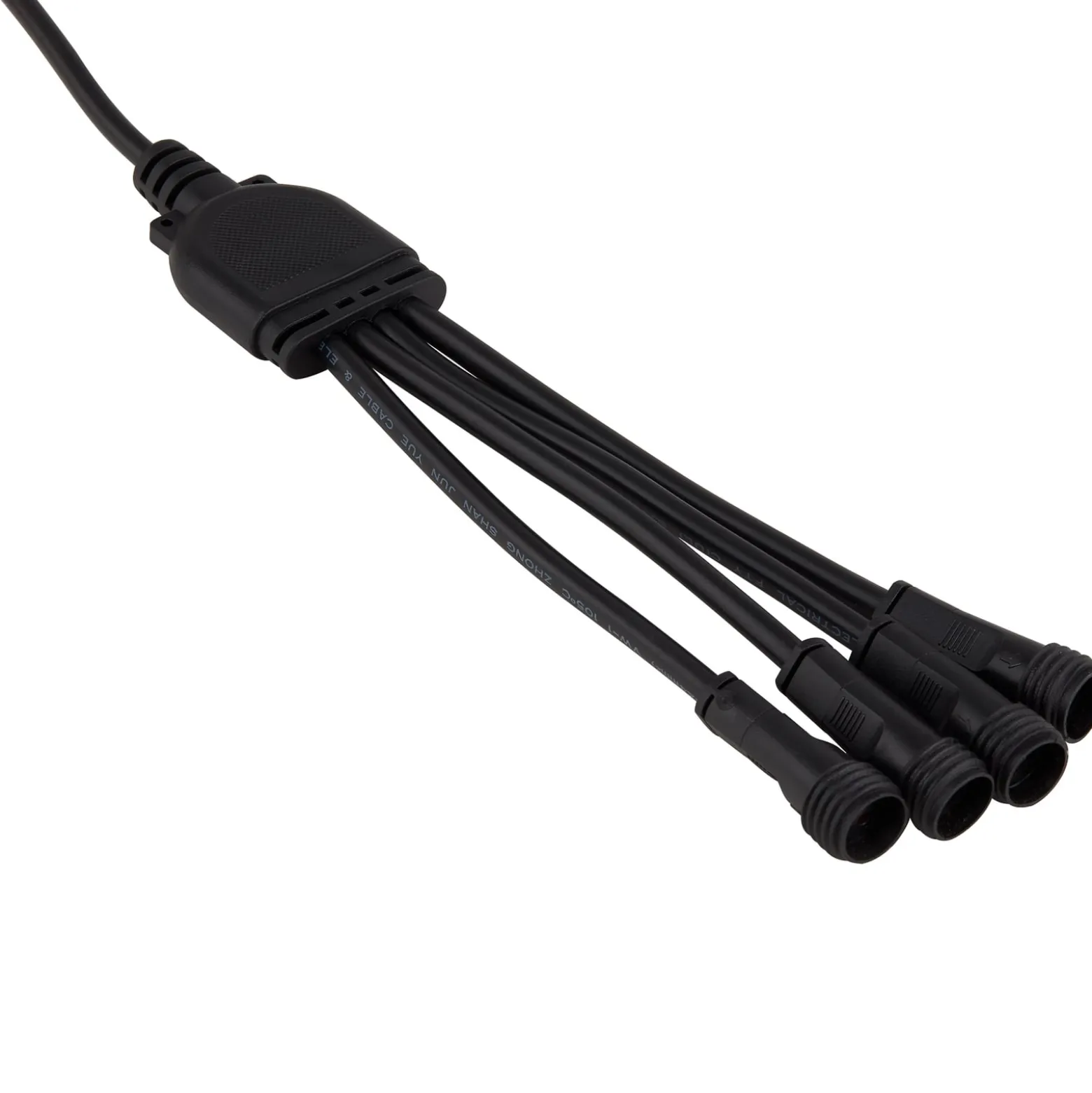Lindby Heath LED-Erdspießleuchte, 4er-Set, schwarz