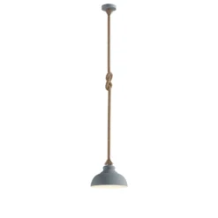 Lindby Hängeleuchte Chaby, Ø 29 cm, einflammig, Metall, Seil