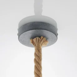 Lindby Hängeleuchte Chaby, Ø 29 cm, einflammig, Metall, Seil