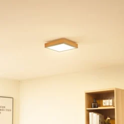 Lindby Laviona LED-Deckenlampe, quadratisch, 30 cm