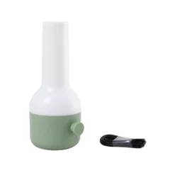 Lindby LED-Akku-Außentischleuchte Isaline, grün, dimmbar