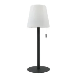 Lindby LED-Akkulampe Azalea schwarz Alu CCT höhenverstellbar