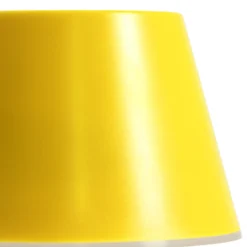 Lindby LED-Akkuleuchte Gaja, gelb, USB, IP44, RGBW, dimmbar