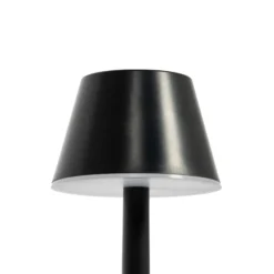 Lindby LED-Akkuleuchte Gaja, schwarz, USB, IP44, RGBW, dim.