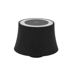 Lindby LED-Akkutischleuchte Linor, schwarz, USB, Touchdimmer