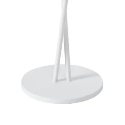 Lindby LED-Akkutischleuchte Janea CROSS, weiß, Metall