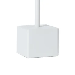 Lindby LED-Akkutischleuchte Janea CUBE, weiß, Metall