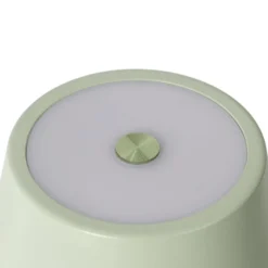 Lindby LED-Akkutischleuchte Janea CROSS, grün, Metall
