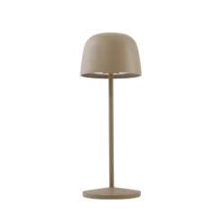 Lindby LED-Akku-Tischleuchte Arietty, beige, dimmbar, IP65