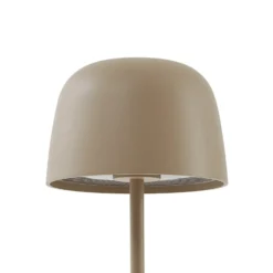 Lindby LED-Akku-Tischleuchte Arietty, beige, dimmbar, IP65