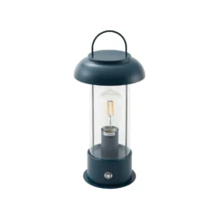 Lindby LED-Akkutischleuchte Yvette, blau, IP44, Touchdimmer