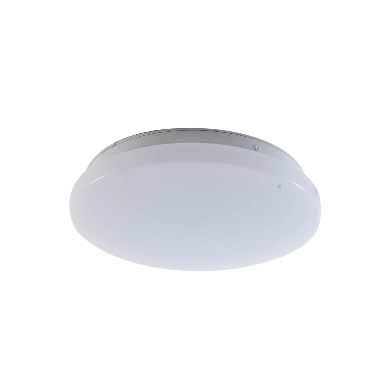 Lindby LED-Außendeckenleuchte Kirkola, 4000 K, Ø 26 cm, weiß