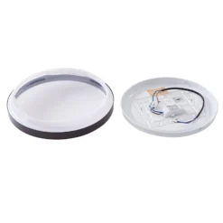 Lindby LED-Deckenlampe Medon Ø 29 cm schwarz Kunststoff IP44