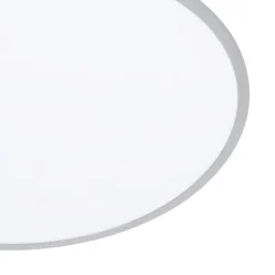 Lindby LED-Deckenlampe Narima, CCT, Ø 80 cm, silber