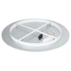 Lindby LED-Deckenlampe Narima, CCT, Ø 80 cm, silber