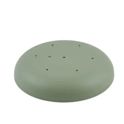 Lindby LED-Deckenleuchte Florie, grün, Metall, Ø 40 cm