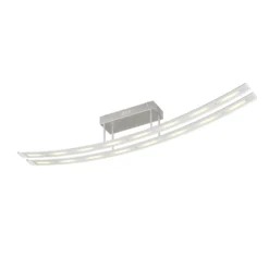 Lindby LED-Deckenleuchte Jarda, Glas, 134 cm lang, dimmbar