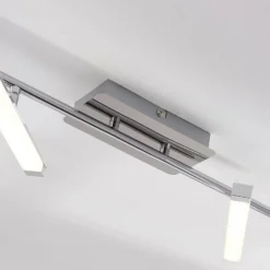 Lindby LED-Deckenleuchte Pilou, 6-flg., dimmbar, chrom