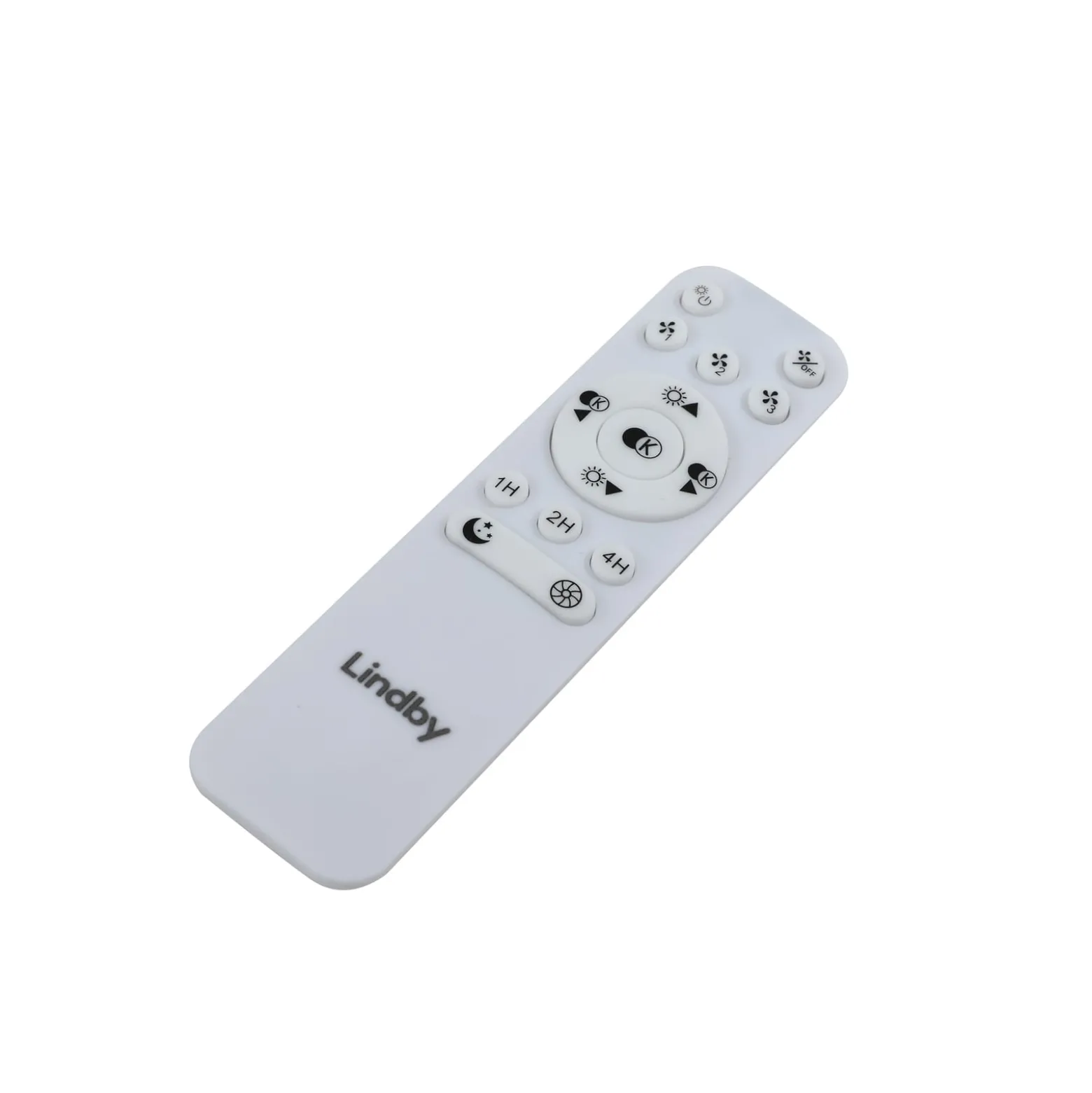 Lindby LED-Deckenventilator Mace, schwarz, leise, Ø 47 cm