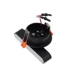 Lindby LED-Einbauleuchte Eldrin, schwarz, Lichtleiste,13,1cm