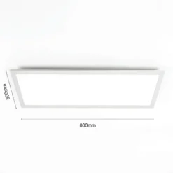 Lindby LED-Panel Livel, CCT, 80 cm x 30 cm, Fernbedienung