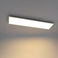 Lindby LED-Panel Luay, 120 x 30 cm, CCT, Remote, dimmbar
