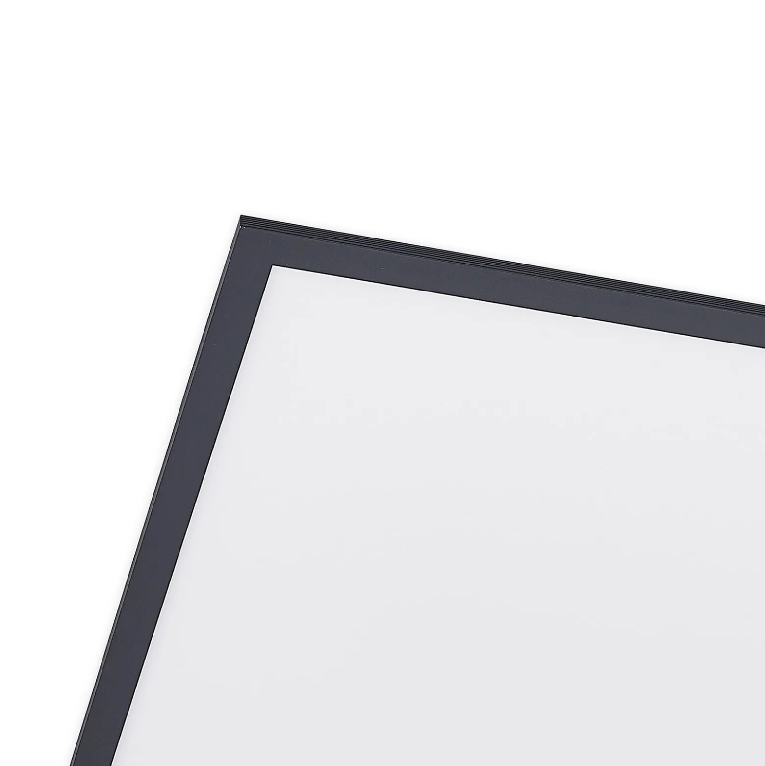 Lindby LED-Panel Nelios, 120 x 60 cm, CCT, schwarz, Metall