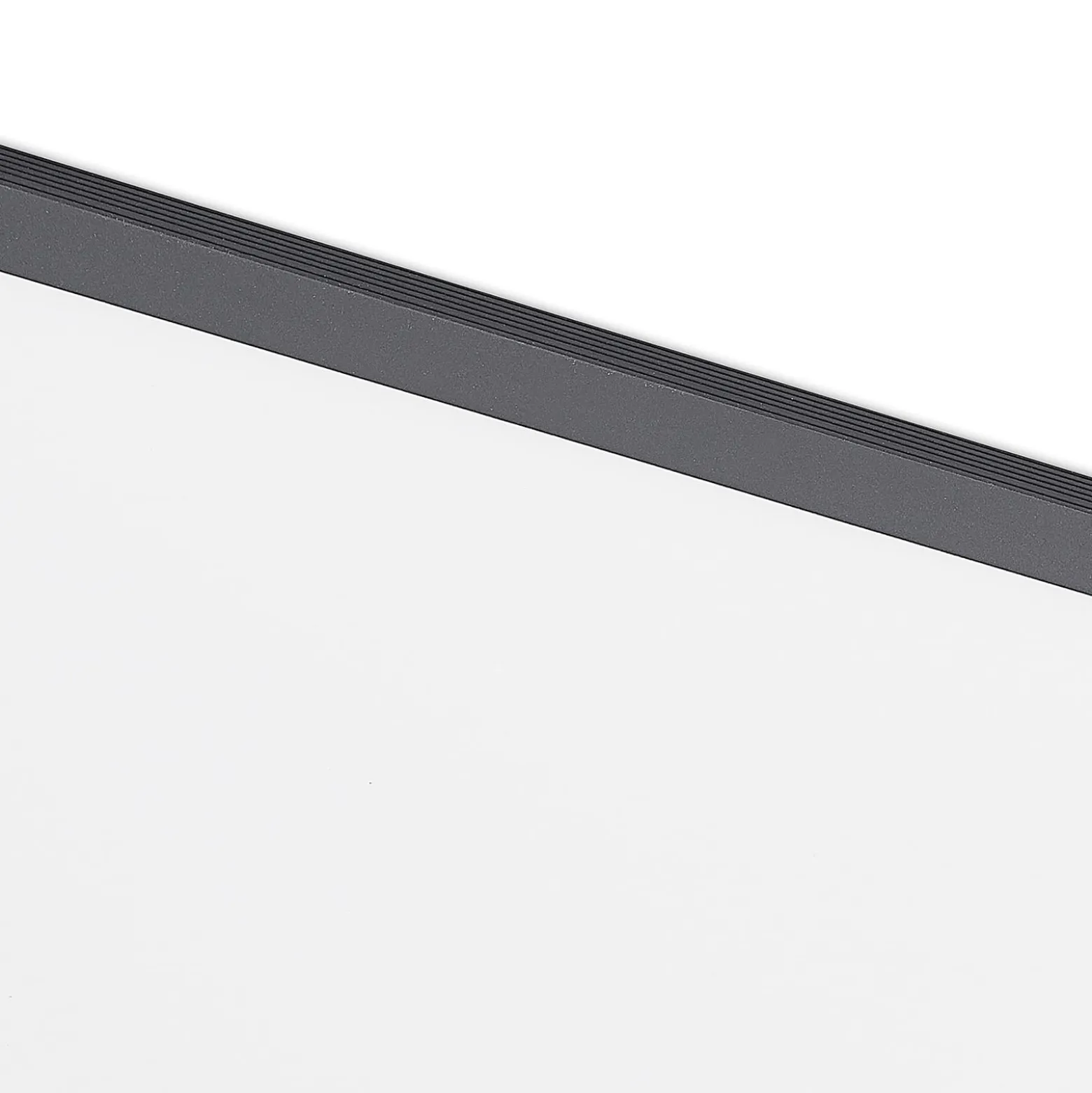Lindby LED-Panel Nelios, 62 x 62 cm, 4.000K, schwarz, Metall