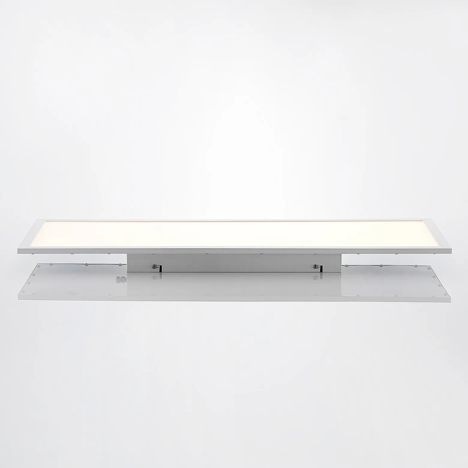 Lindby LED-Panel Quais, 80 x 30 cm, weiß, Metall, 4.000K