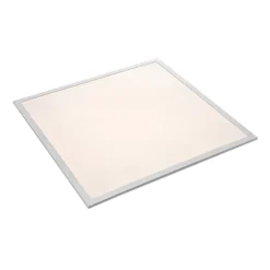 Lindby LED-Panel Stenley, 4.000 K, 60cm x 60cm, silber/weiß