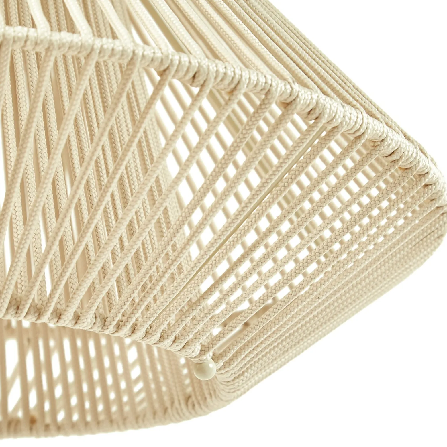 Lindby LED-Solarhängelampe Austas, beige, Ø 50 cm, USB, IP54